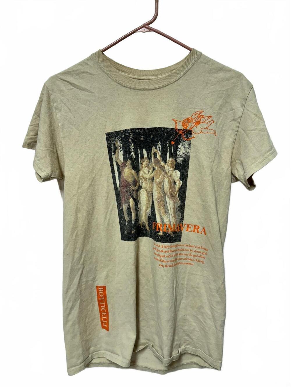 ALTRU Botticelli Primavera Graphic T-Shirt Tan Size S